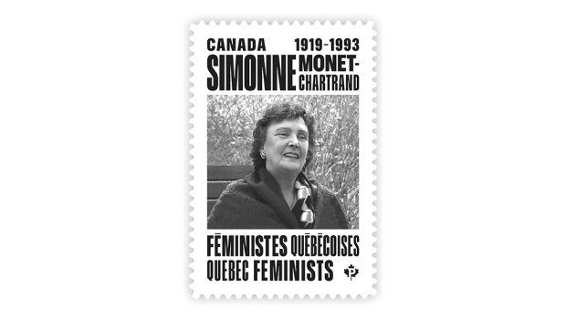 Un timbre à l’effigie de Simonne Monet-Chartrand (1919-1993)